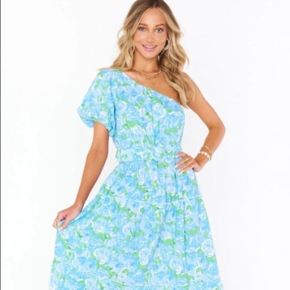 Show Me Your Mumu Blue Deluca Dress - Picture 1 of 8